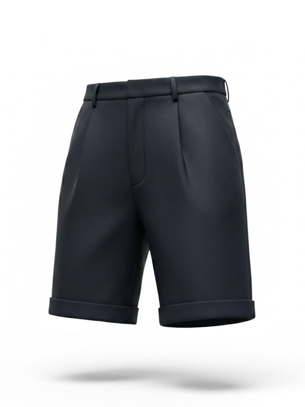 Everlane Black Tailored Bermuda Shorts with Cuffs - Size 8